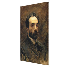 Autorretrato, 1890s impresion de lienzo