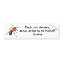 Autostickers “duck you ant " bumper sticker
