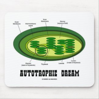 Autotrophic Dream (Biology Humor Food For Thought) Mousepads