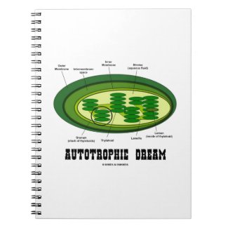 Autotrophic Dream (Chloroplast Biology Humor) Note Book