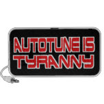 "autotune is tyranny" iPod speaker