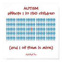 Autsim Affects 1 in 150 Children posters by MishMoshTees Autsim Affects 1 in 150 Children posters