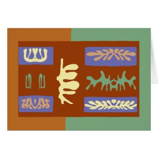 Autum Abstract card