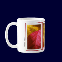 Autum Leaves wrap around mug by 2LPZstudio Autum Leaves wrap around mug