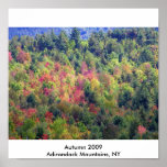 Autumn 2009 Adirondack Mountains, NY Poster