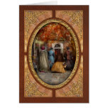Autumn - A walk downtown Greeting Cards