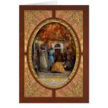 Autumn - A walk downtown Greeting Card