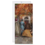 Autumn - A walk downtown Rack Card Design