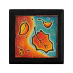 Autumn abstract gift box gift boxes