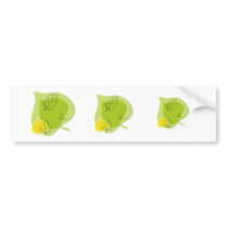 Autumn and the leaves falling bumper stickers