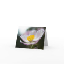 Autumn Anemone Note Card