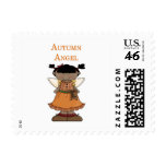 Autumn Angel Postage Stamps