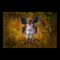 'Autumn Angel' Print