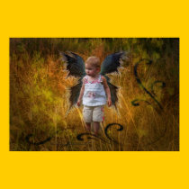 'Autumn Angel' Print