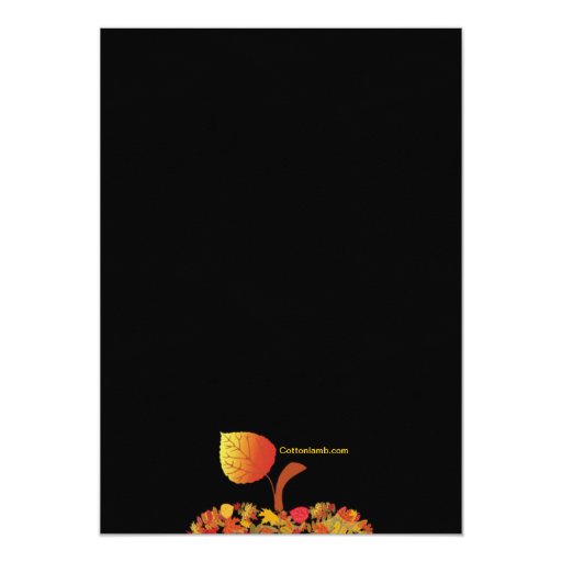 Autumn Apple Invitation