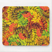 autumn ashberry leaves mousepads by VioDeSign autumn ashberry leaves mousepads