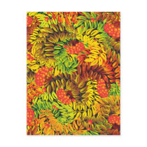 autumn ashberry leaves postcards by VioDeSign autumn ashberry leaves postcards