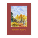Autumn Aspens postcard