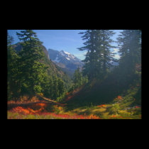 Autumn at Mount Shuksan print posters