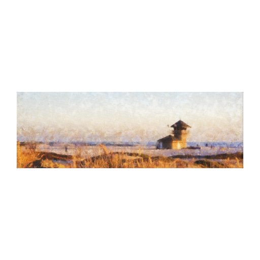 Autumn at the Beach Gallery Wrapped Canvas