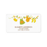 Autumn Baby Shower Address Labels