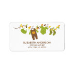 Autumn Baby Shower Address Labels