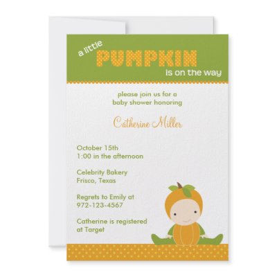 Autumn Baby Shower Invitation by cocoamintprints