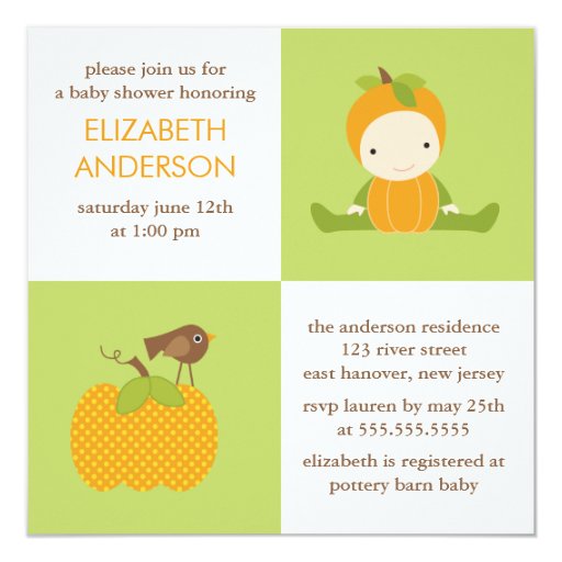 Autumn Baby Shower Invitations | Zazzle