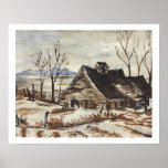 Autumn Barn Art Print