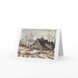 Autumn Barn Greeting Card