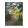 autumn barn post cards