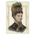 Autumn Beauty in a Fancy Hat Victorian Fashion Cards