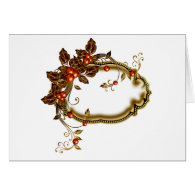 Autumn Berry Framed Greeting Card