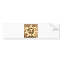 Autumn-BG-Turtle bumper stickers