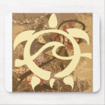Autumn-BG-Turtle Mouse Pad