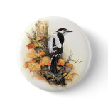 Autumn Bird Buttons