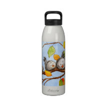 Autumn Birds Trio Liberty Bottle Reusable Water Bottle
