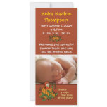 Autumn Birth Announcement