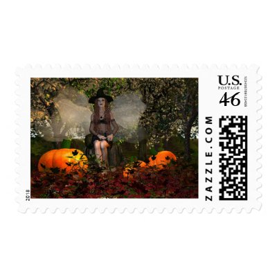 Autumn-Blessed Samhain Stamp by WhiteOak50