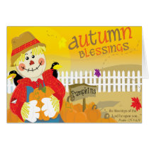 Autumn Blessing Card cards
