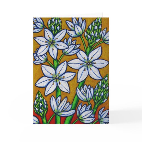 Autumn Bloom Yellow Greeting Card card