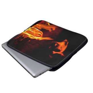 Autumn Bonfire laptop sleeve