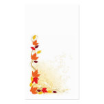 Autumn Border Business Card Template