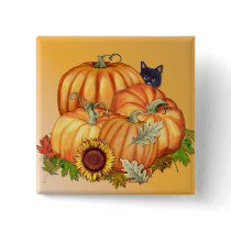 Autumn Bounty Pinback Buttons