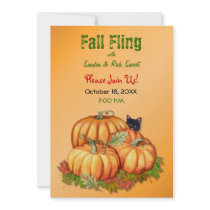 Autumn Bounty Fall Fling Personalized Announcement