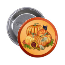 Autumn Bounty Pinback Buttons