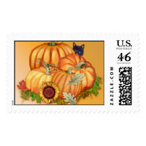 Autumn Bounty Postage Stamp