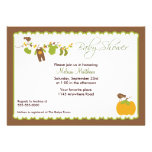 Autumn Boys Baby Shower Invitation