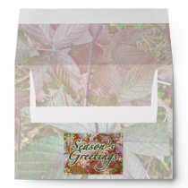 Autumn Brambles Season's Greetings Envelope
