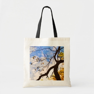 Autumn Branches Abstract Budget Tote